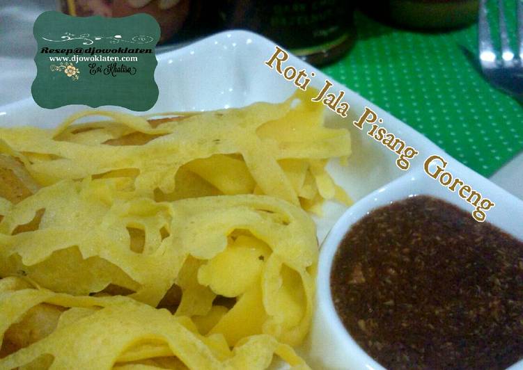 resep masakan Roti Jala Pisang Goreng