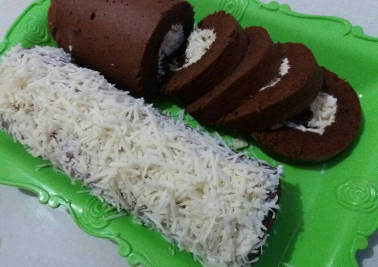 gambar untuk resep makanan Bolu gulung coklat kukus