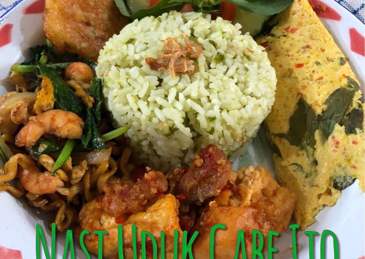 Nasi Uduk Cabe Ijo recipe main photo