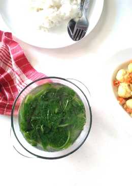 1. Sayur Bayam Bening Kilat #seninsemangat