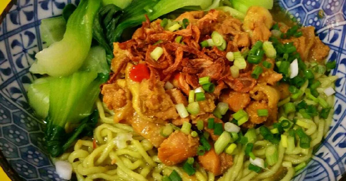 Resep Mie ayam ala Nenk Eldah