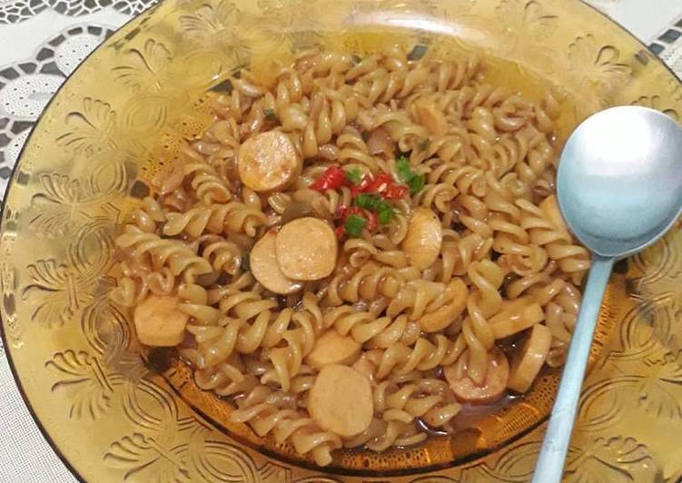gambar untuk resep Seblak macaroni pedas