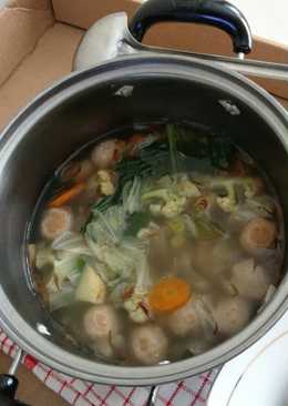 Sayur sop bakso