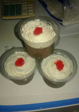 Silky puding chocolate oreo