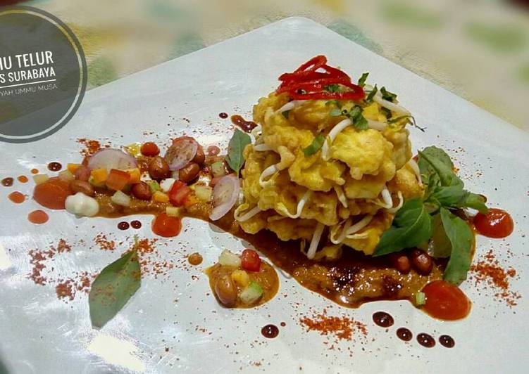 resep makanan Tahu Telur Khas Surabaya (tugas art of plating class)