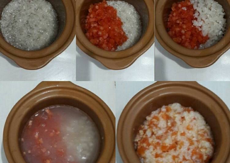 gambar untuk resep makanan Bubur Beras Putih + Sup Ikan Tomat MPASI 10M