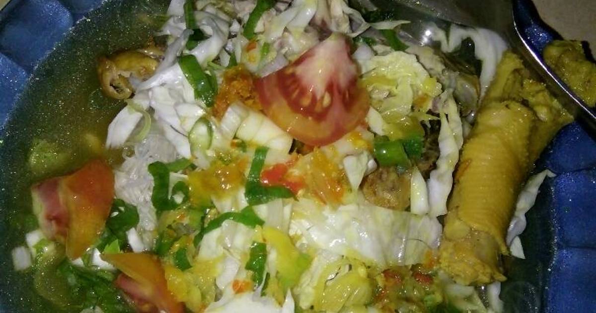 Resep Soto ayam ala ala saiia ala Rossana Nurma