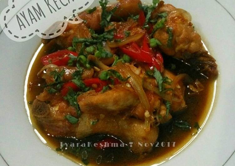 bahan dan cara membuat Ayam kecap