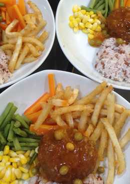 Burger Steak beef onion