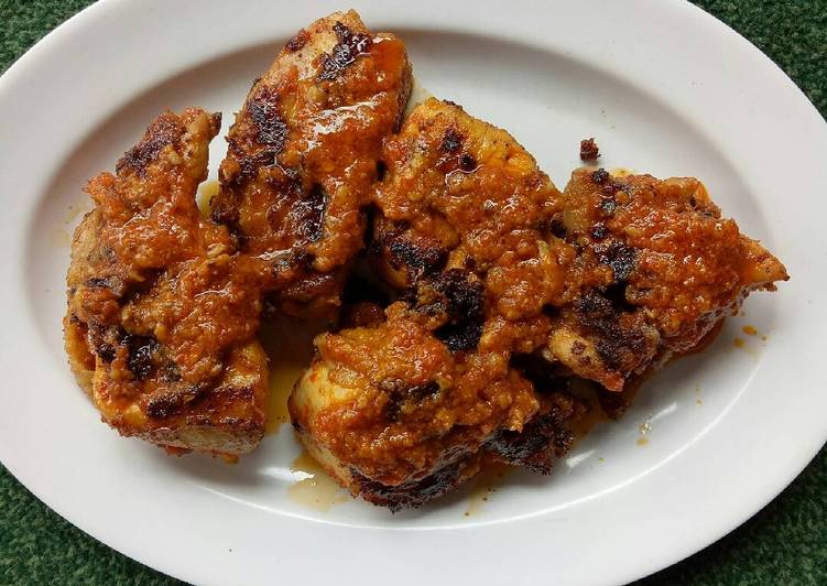 resep Ayam rica panggang teflon