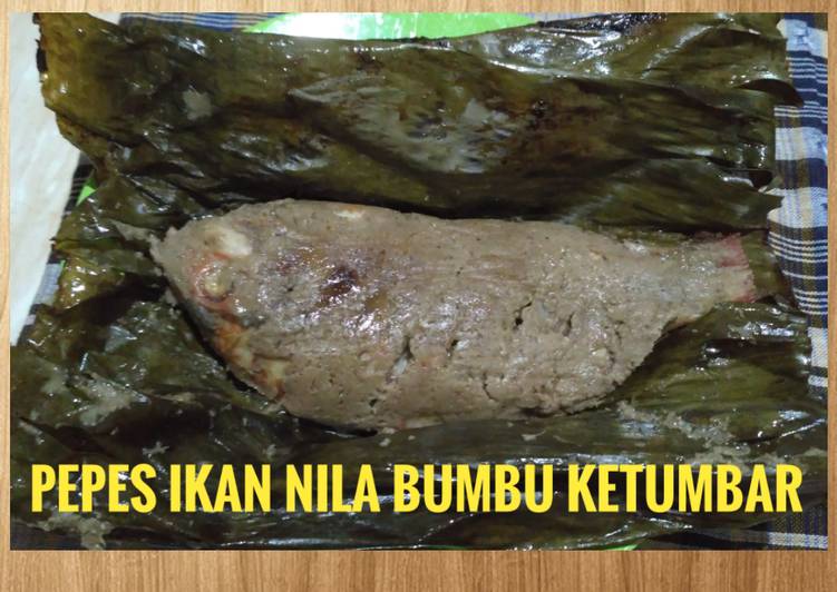 Resep Pepes ikan Nila bumbu Ketumbar Kiriman dari wonderfulfariza