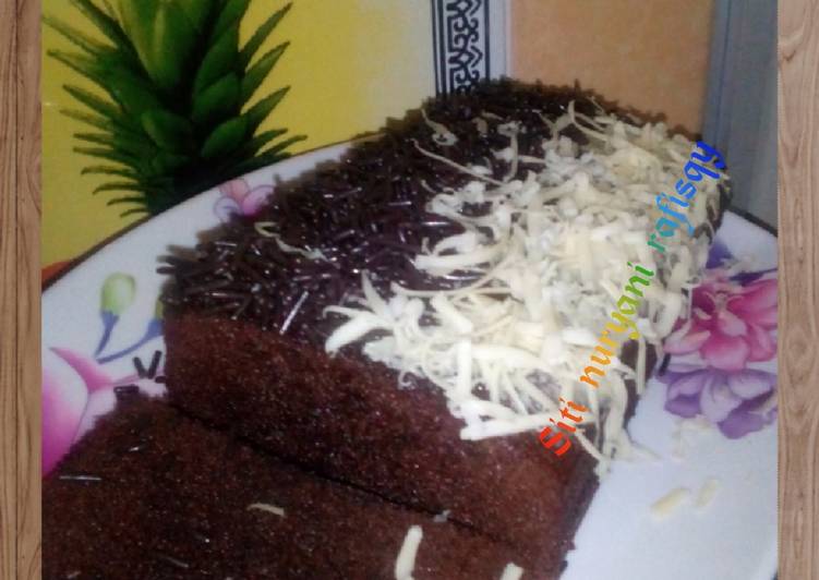 cara membuat Brownis kukus chocolatos lembuttt