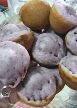Kue Cubit Ubi Ungu Tanpa Pewarna