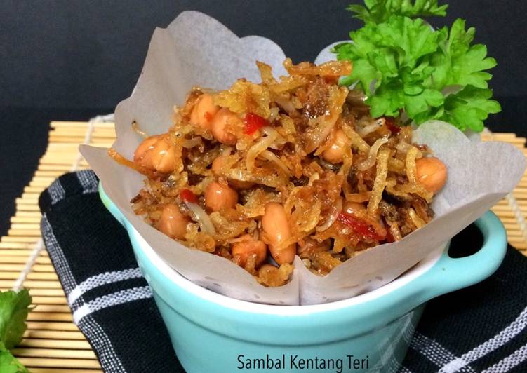 resep Sambal Kering Kentang Teri Kacang