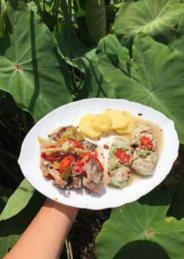Ikan gabus betu'up with rolade telur