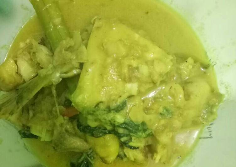 resep makanan Kakap kuah kuning