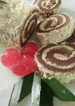 Bolu gulung coklat keju