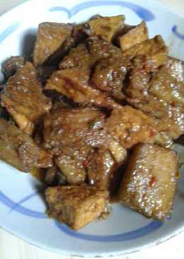 Balado terong tahu kecap