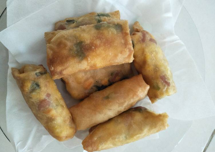 resep masakan Lumpia goreng sederhana murah dan mudah