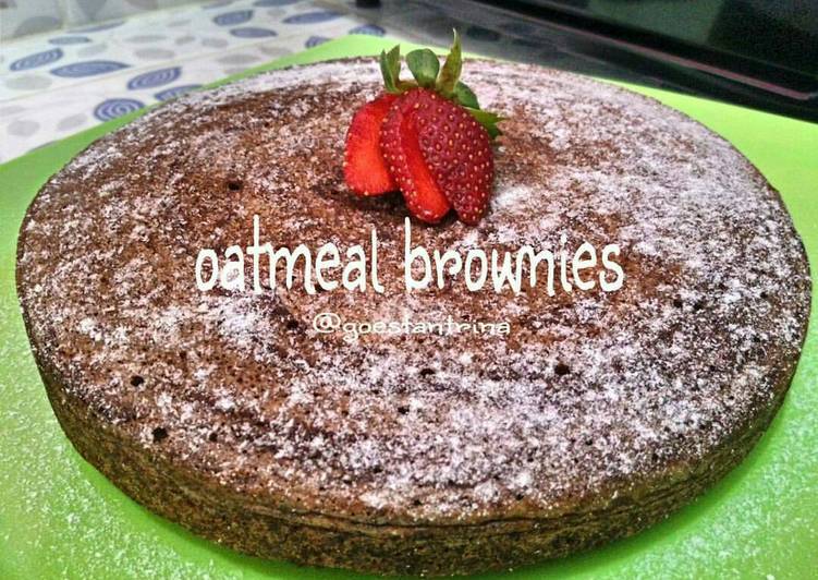 gambar untuk resep Oatmeal Brownies Kukus