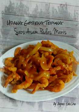 Udang Goreng Tepung Saos Asam Pedas Manis By Dapur Lariza