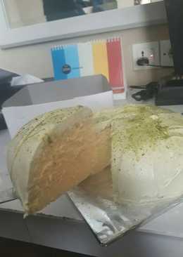 Greentea Hokkaido Cheese cake