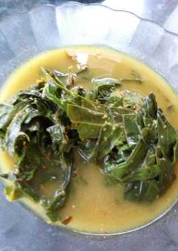 Daun singkong santan bumbu rendang