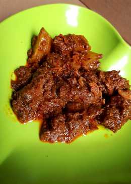 Rendang daging sapi istimewa