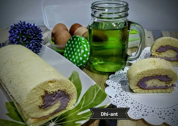 gambar untuk resep Bolu gulung dari tepung beras hanya 3 bahan saja