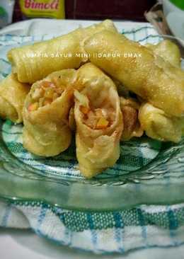 Lumpia Mini Isi Sayur Renyah