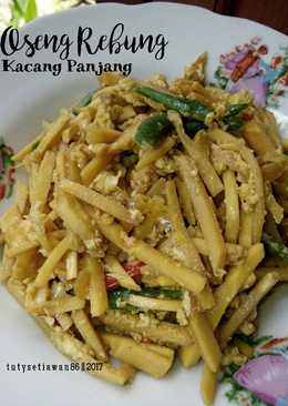 Oseng Rebung Kacang Panjang