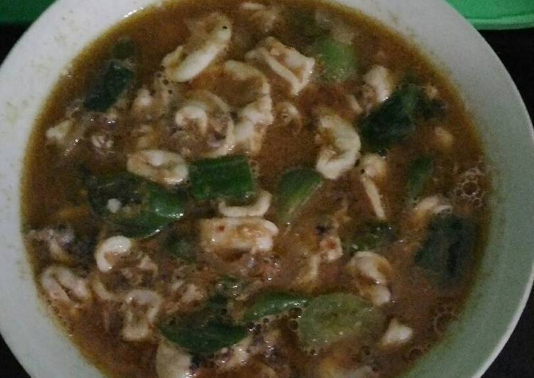 Resep Cumi Asam Manis Pedas Karya BunDe