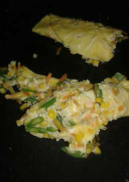 24. Dadar telur isi mix veggie