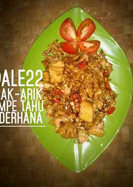 Orak-Arik Tempe Tahu Sederhana (kering)