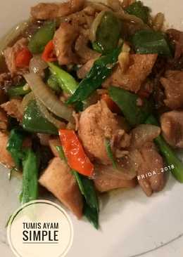 Ayam tumis simple