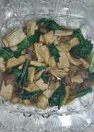 Tumis Sawi Tahu Daging