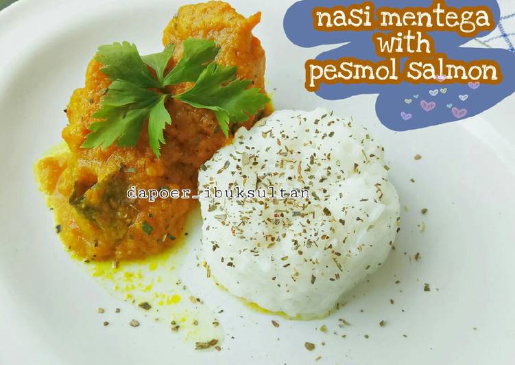 Pesmol salmon#mpasi#1yo foto resep utama