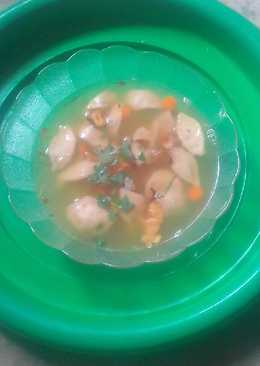 Sup bakso super simpel(menu sarapan anak)#bikinramadhanberkesan