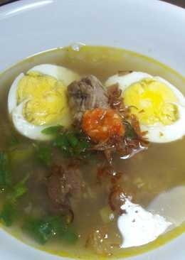 Soto daging ala soto banjar