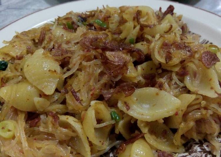 gambar untuk resep makanan Bihun kornet tumis