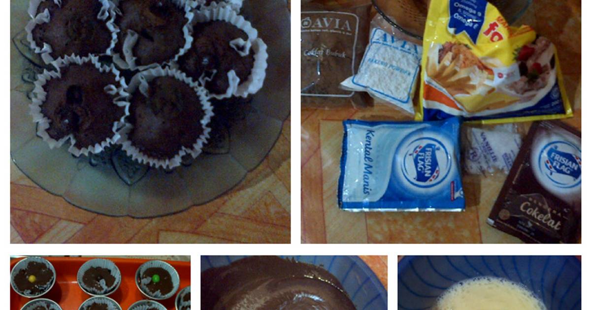  Resep  Brownies  cheese cup  kukus  topping chacha oleh Dimas 