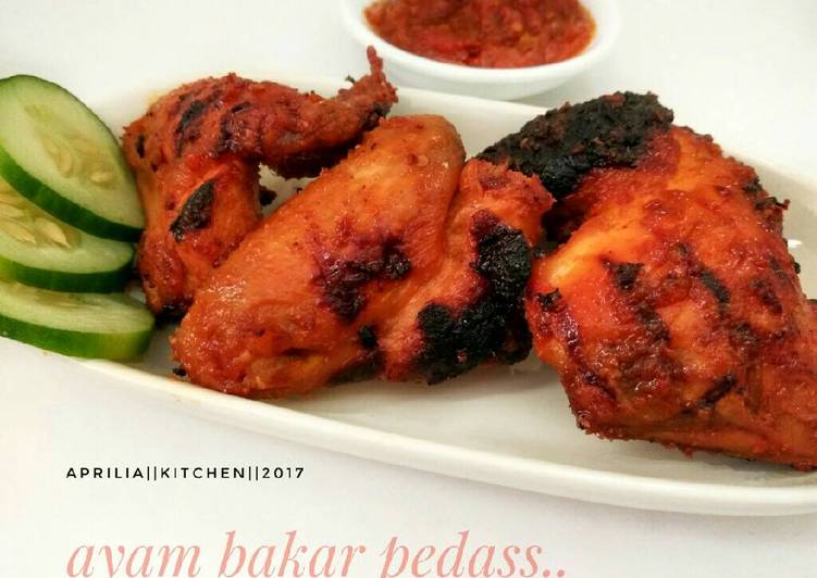 Resep Ayam bakar pedas Kiriman dari aprilia_kitchen