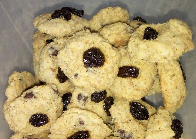 resep Cookies Oat Kelapa