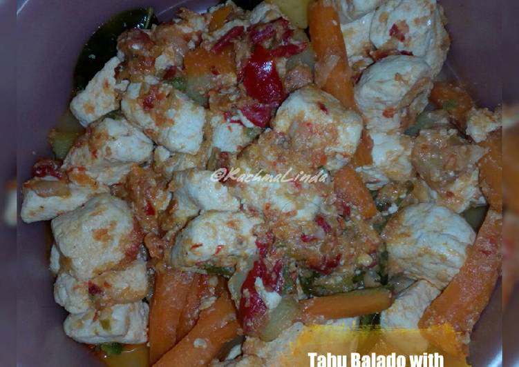 resep makanan Tahu Balado with Kentang & Wortel (ala anak kos)