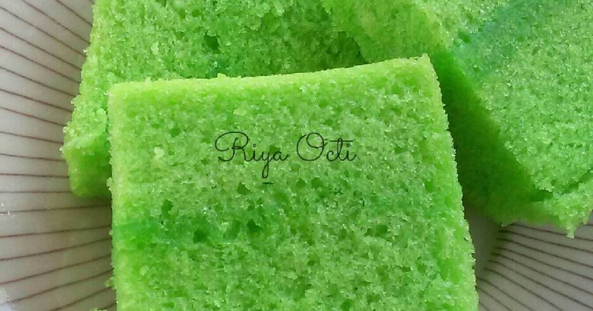 Resep Brownies kukus pandan Resep Brownies kukus pandan
