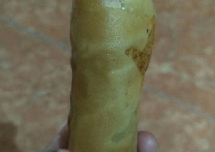 gambar untuk cara membuat Lumpia isi rebung dan udang endang bambaannggg