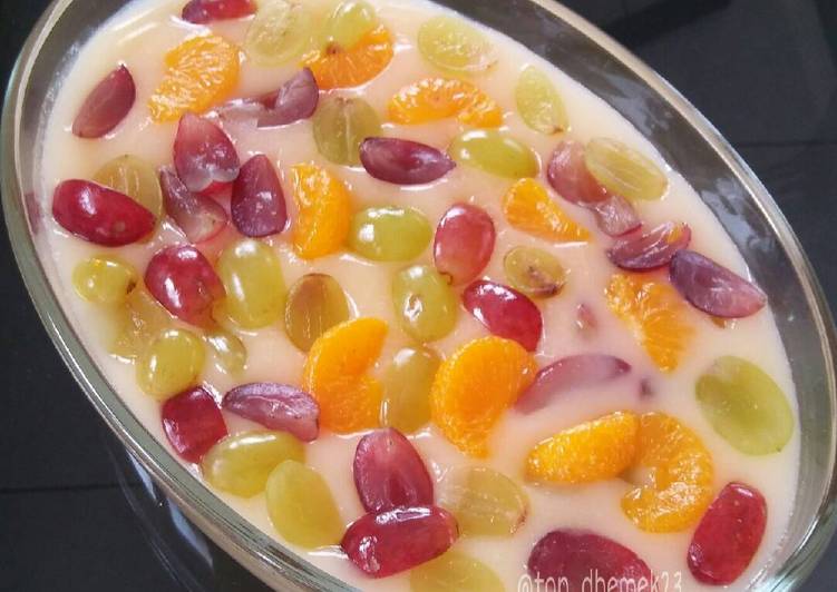 Resep Fruit Silky Pudding - Mom of ?ARS