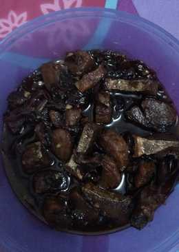 Ikan asin tenggiri asam manis