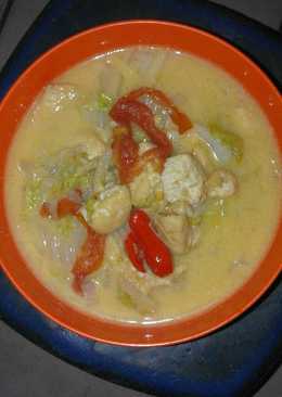 Sawi putih kuah santan