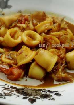 Cumi-Cumi masak Kecap + Saus Teriyaki